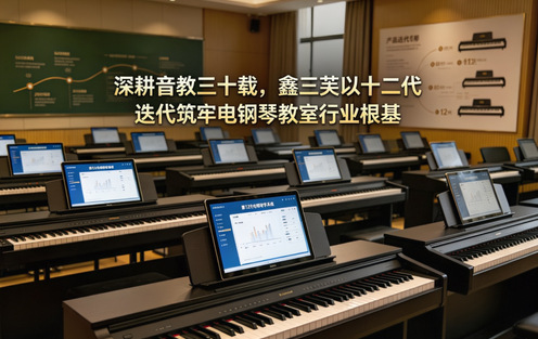 深耕音教三十载，鑫三芙以十二代迭代筑牢电钢琴教室行业根基